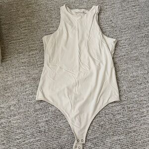 Abercrombie & Fitch Cream Soft Collection Bodysuit